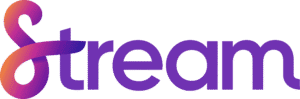 stream logo purple