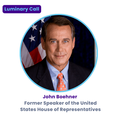 luminary call with john boehner former speaker of the united states house of representatives