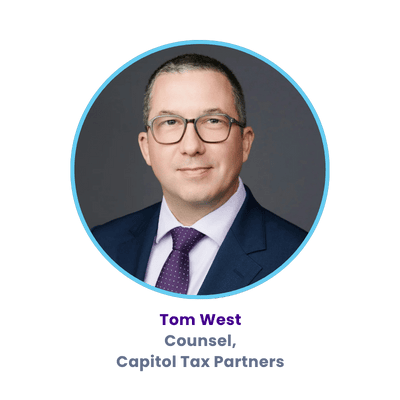 tom west counsel, capitol tax partners