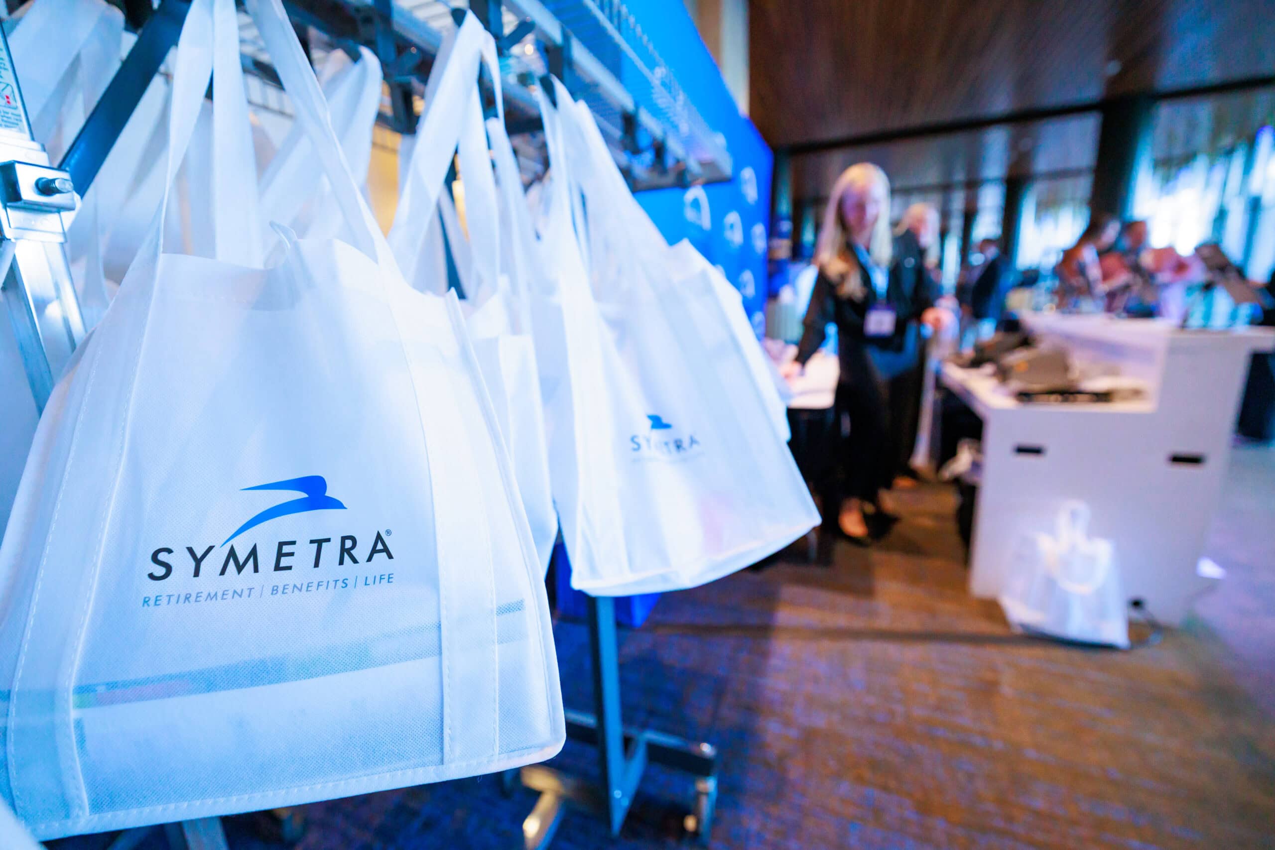 Symetra sponsored welcome bags at NAILBA 44