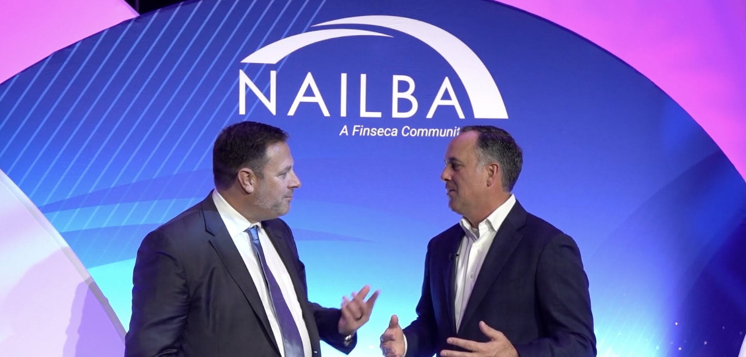 Marc Cadin and Chad Dravenga at NAILBA 44